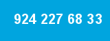 924 227 68 33 924 227 68 33